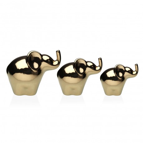 DECORAZIONE CERAMICA ELEFANTE L