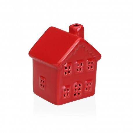 DECORAZIONE CERAMICA LED CASA ROSSA
