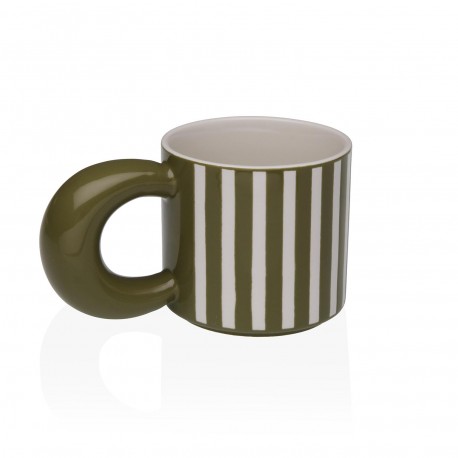 TAZZA RIGHE VERDE