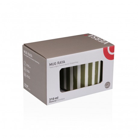 TAZZA RIGHE VERDE
