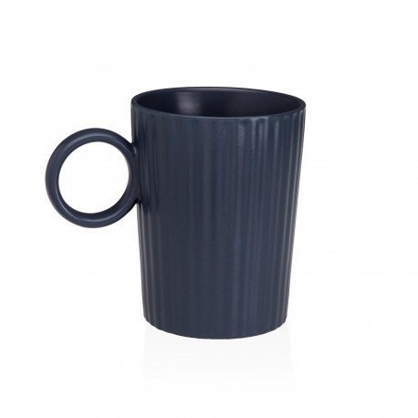 TAZZA RIGHE BLU