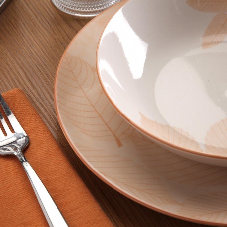 STOVIGLIA 18 PEZZI AYLEN BEIGE