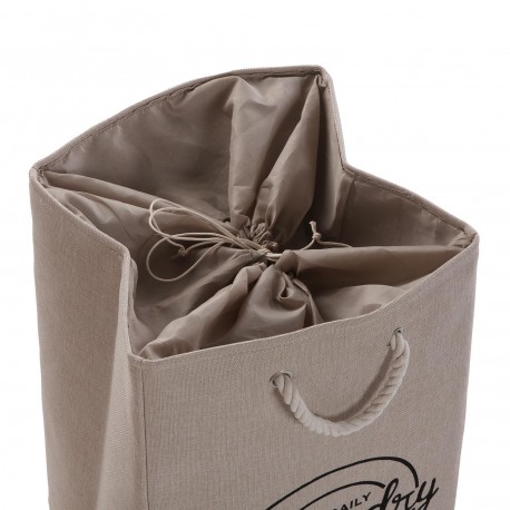 CESTO PANNI "LAUNDRY" CREMA