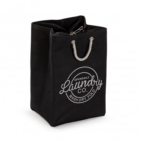 CESTO PANNI "LAUNDRY" NERO