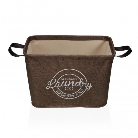 CESTO "LAUNDRY" MARRONE
