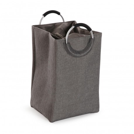 CESTO PANNI CON MANICI GRIGIO SCURO