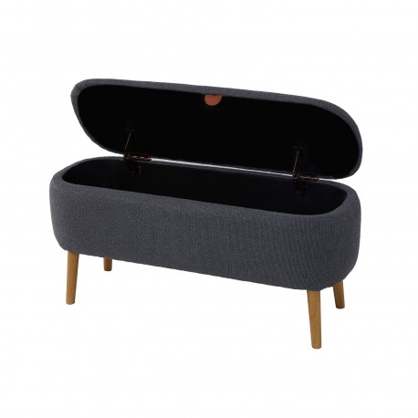PANCA LETTO MANIKO GRIGIO SCURO