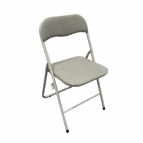 SEDIA PIEGHEVOLE LIRA CORDUROY GRIGIO SCURO