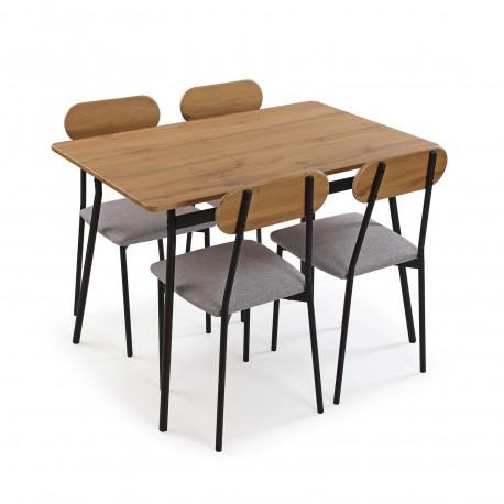 SET TAVOLO E 4 SEDIE DENALI