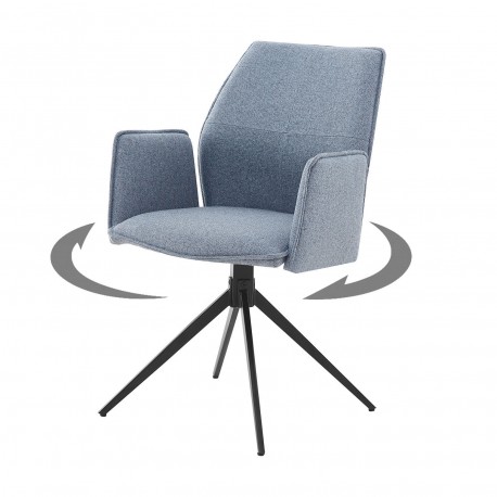 SEDIA BONATTI GRIGIO CHIARO