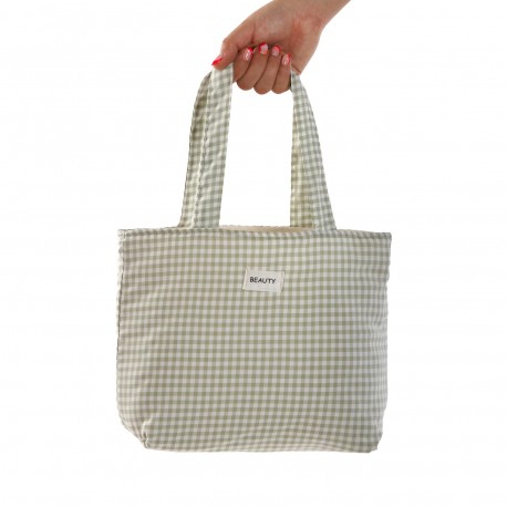 BORSA VICHY VERDE