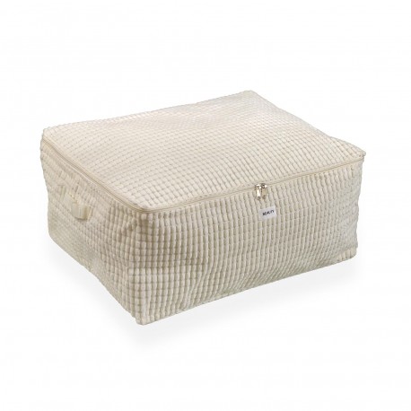SCATOLA CORDUROY BIANCA L