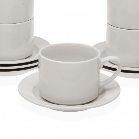 TAZZA CON PIATTINO BIANCA 280ML