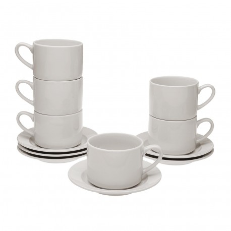 TAZZA CON PIATTINO BIANCA 280ML