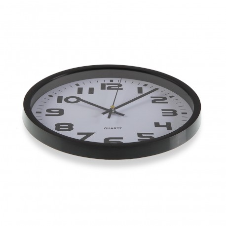 OROLOGIO CUCINA NERO 25CM