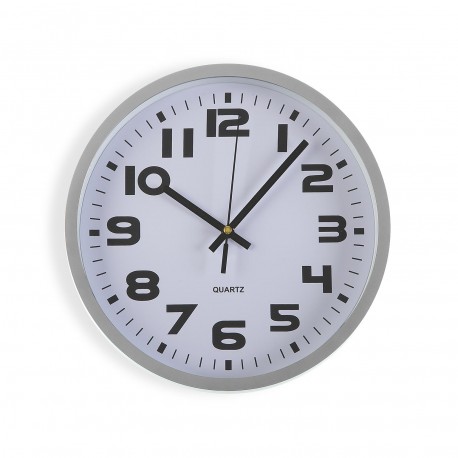 OROLOGIO CUCINA ARGENTO 25CM