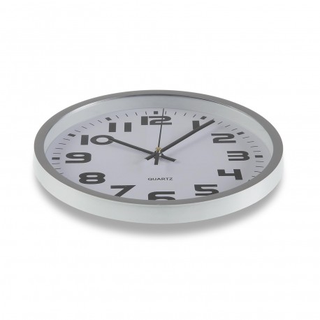 OROLOGIO CUCINA ARGENTO 25CM