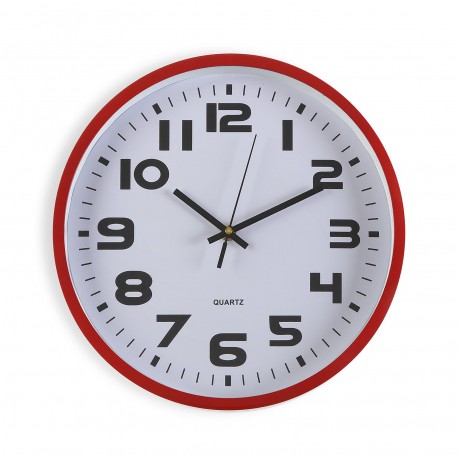 OROLOGIO CUCINA ROSSO 30,5CM