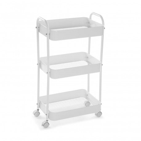 CARRELLO 3 RIPIANI BIANCO