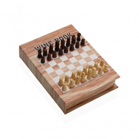 SET 4 ACCESSORI VINO SCACCHI