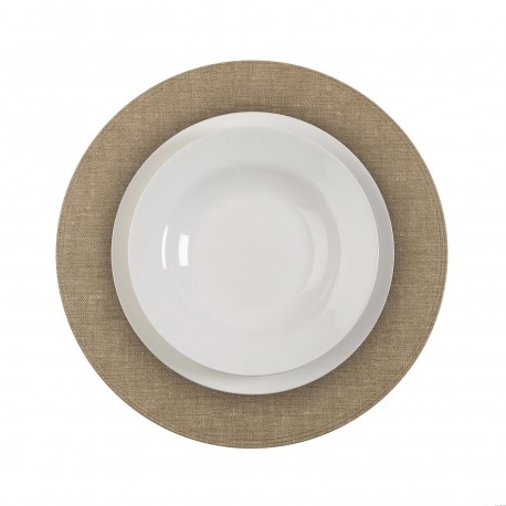 TOVAGLIETTA ROTONDA BEIGE CHIARO