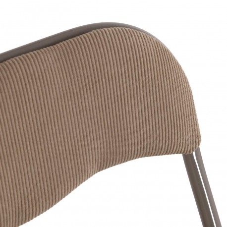 SEDIA PIEGHEVOLE LIRA CORDUROY BEIGE