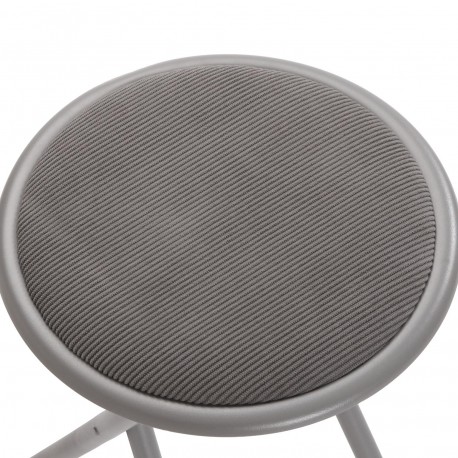 SGABELLO PIEGHEVOLE TOD CORDUROY GRIGIO