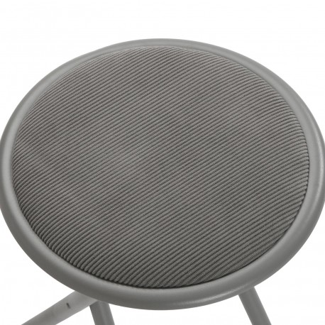 SGABELLO PIEGHEVOLE TOD CORDUROY GRIGIO SCURO