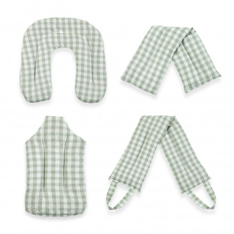 CUSCINO TERMICO COLLO VICHY VERDE CUSCINO TERMICO COLLO VICHY VERDE