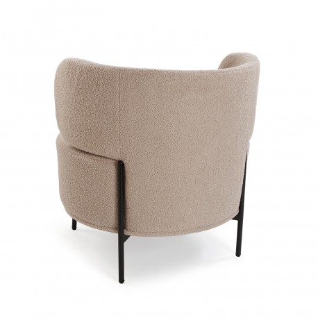 POLTRONA ERIE IN LANA BEIGE