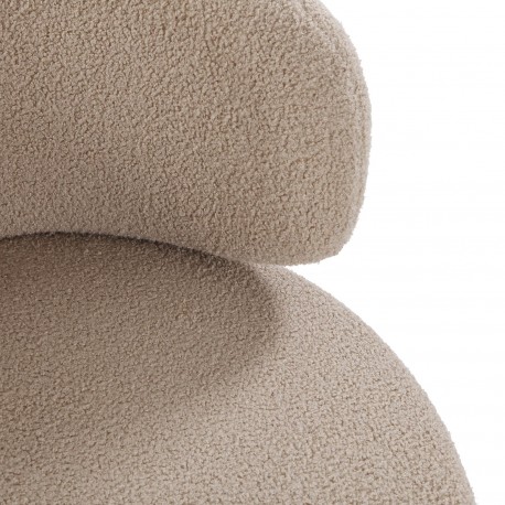 POLTRONA ERIE IN LANA BEIGE