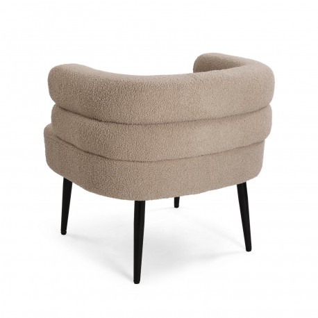 POLTRONA NEMI IN LANA BEIGE