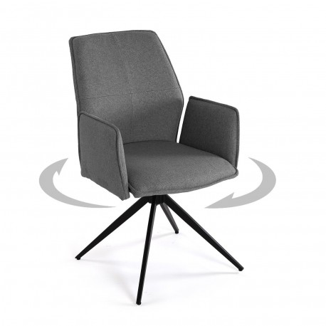 SEDIA BONATTI GRIGIO CHIARO