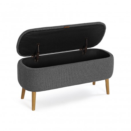 PANCA LETTO MANIKO GRIGIO SCURO