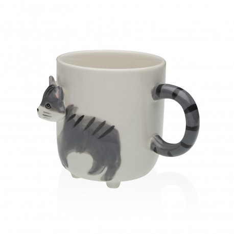 TAZZA GATTO RILIEVO