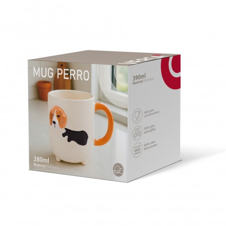 TAZZA CANE RILIEVO