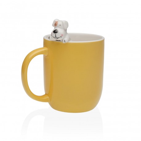 TAZZA CANE GIALLO