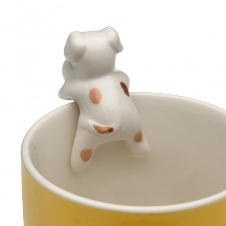 TAZZA CANE GIALLO
