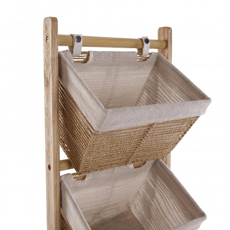 MOBILE BAGNO 3 CESTE MARRONE ZENIT MOBILE BAGNO 3 CESTE MARRONE ZENIT