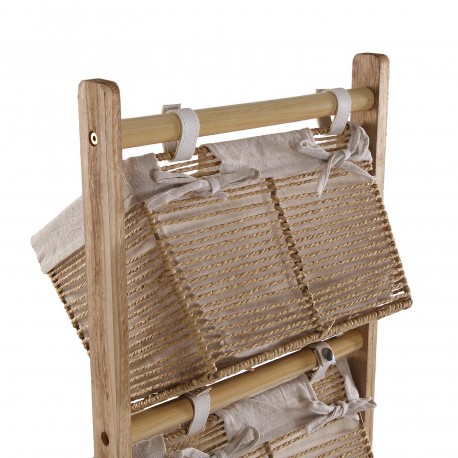 MOBILE BAGNO 4 CESTI MARRONE ZENIT MOBILE BAGNO 4 CESTI MARRONE ZENIT