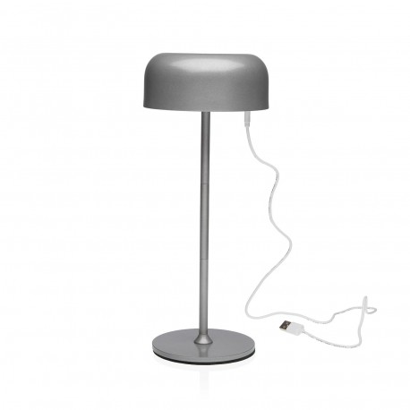 LAMPADA DA TAVOLO ALWARA ARGENTO LAMPADA DA TAVOLO ALWARA ARGENTO