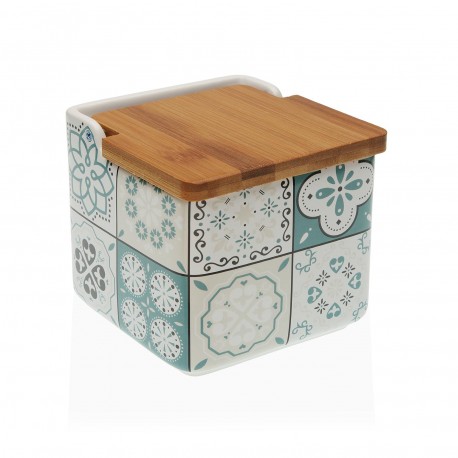 SALIERA CERAMICA MINT MOSAIC