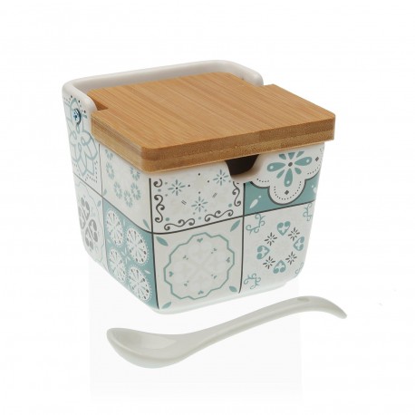 ZUCCHERIERA CERAMICE MINT MOSA ZUCCHERIERA CERAMICE MINT MOSA