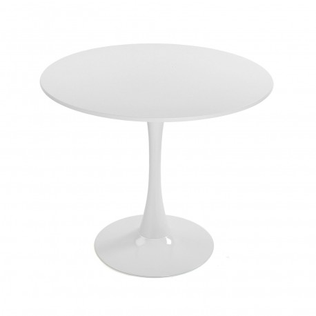 TAVOLO BIANCO MEERA 100 CM TAVOLO BIANCO MEERA 100 CM