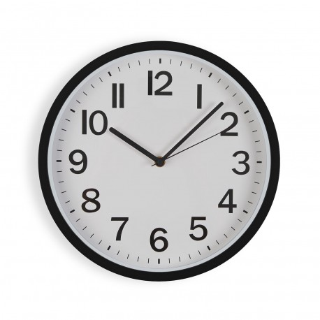 OROLOGIO DA PARETE NERO 30CM