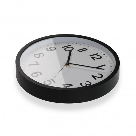 OROLOGIO DA PARETE NERO 30CM