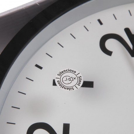 OROLOGIO DA PARETE NERO 30CM