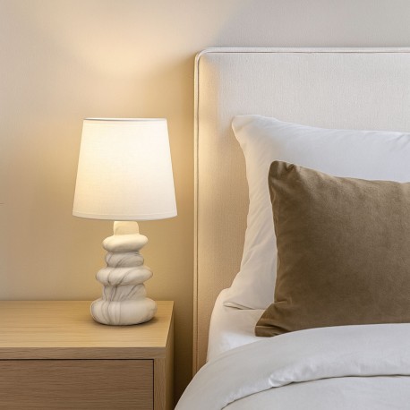 LAMPADA DA TAVOLO NOLIA BIANCA