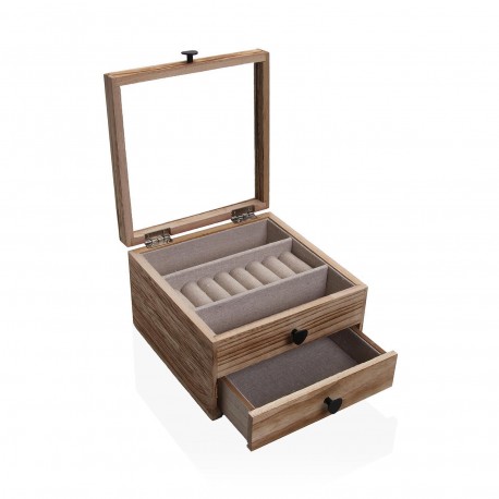 PORTA GIOIE LEGNO CRISTAL 2 CA