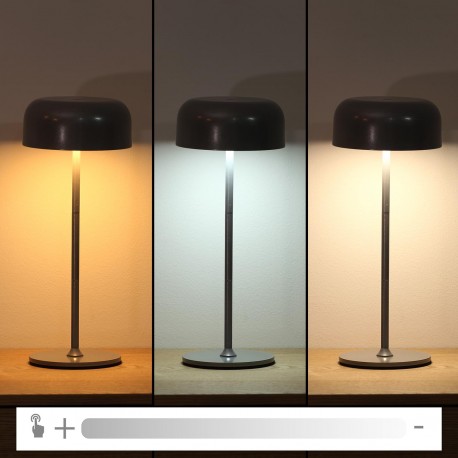 LAMPADA DA TAVOLO ALWARA ARGENTO